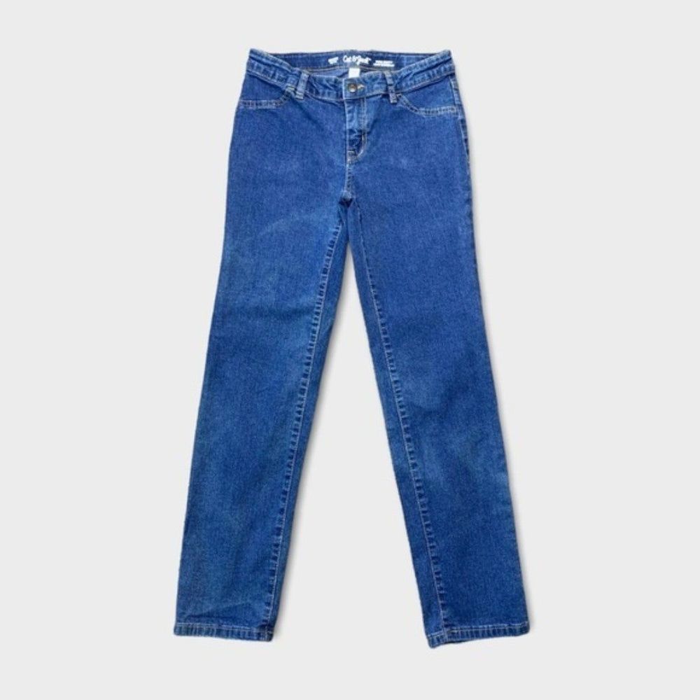 Cat & Jack Super Stretch Straight Leg Jeans Size 12 Kid Girl